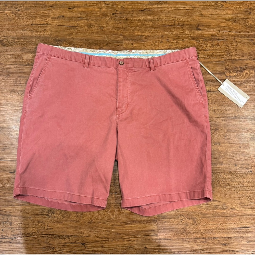 Tommy Bahama Pink Boracay Outdoor Stretch Casual Golf Chino Shorts Men's 44x9